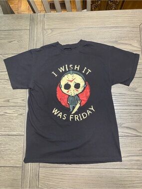 Friday The 13th 'I Wish It Was Friday' Men’s Size Large Graphic Tee